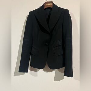 Tom ford black slim cut blazer